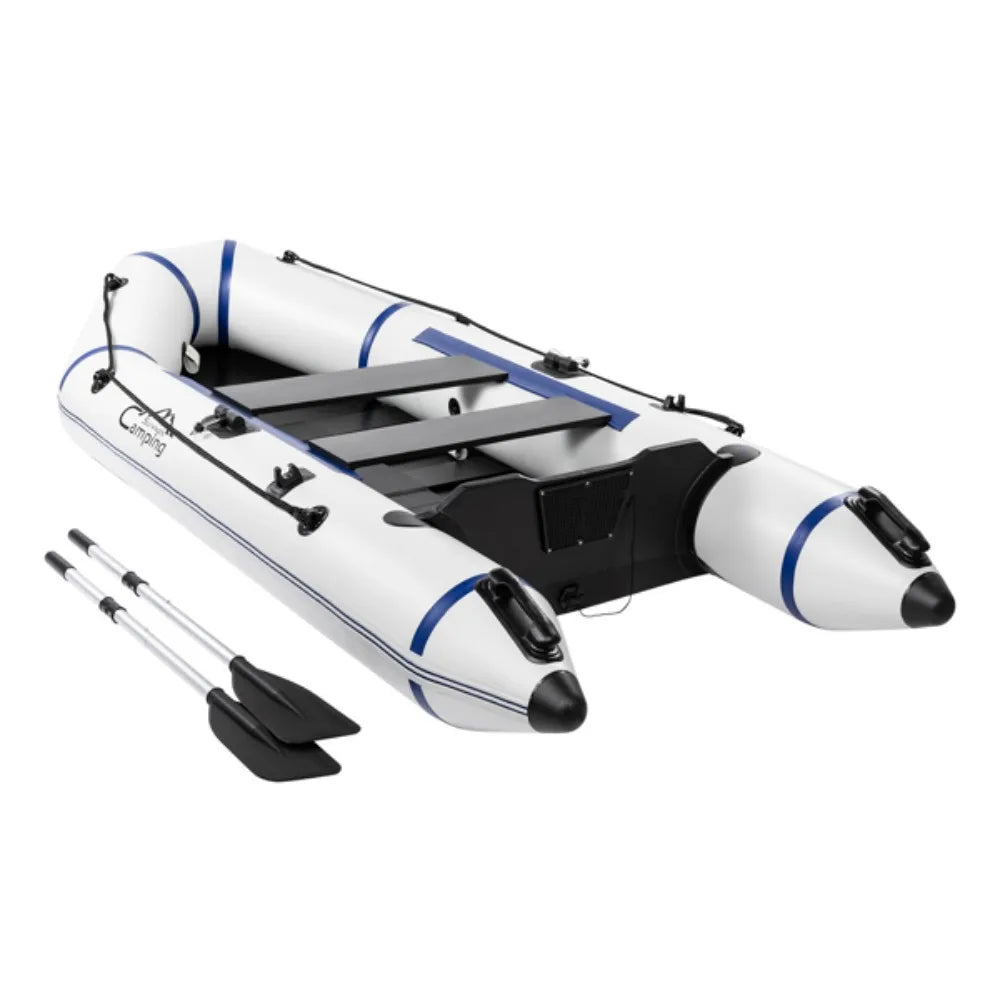 Camping Survivals 10ft PVC 330kg Water Adult Assault Boat Double rowing boat Suitable for wild fishing and diving rescue