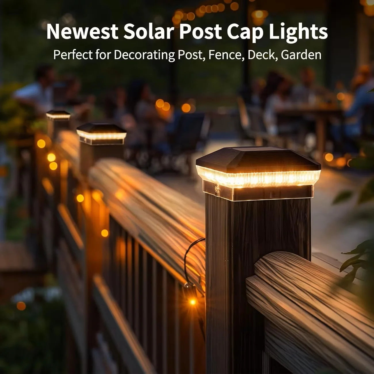 Solar Post Lights Outdoor 30 Lumens