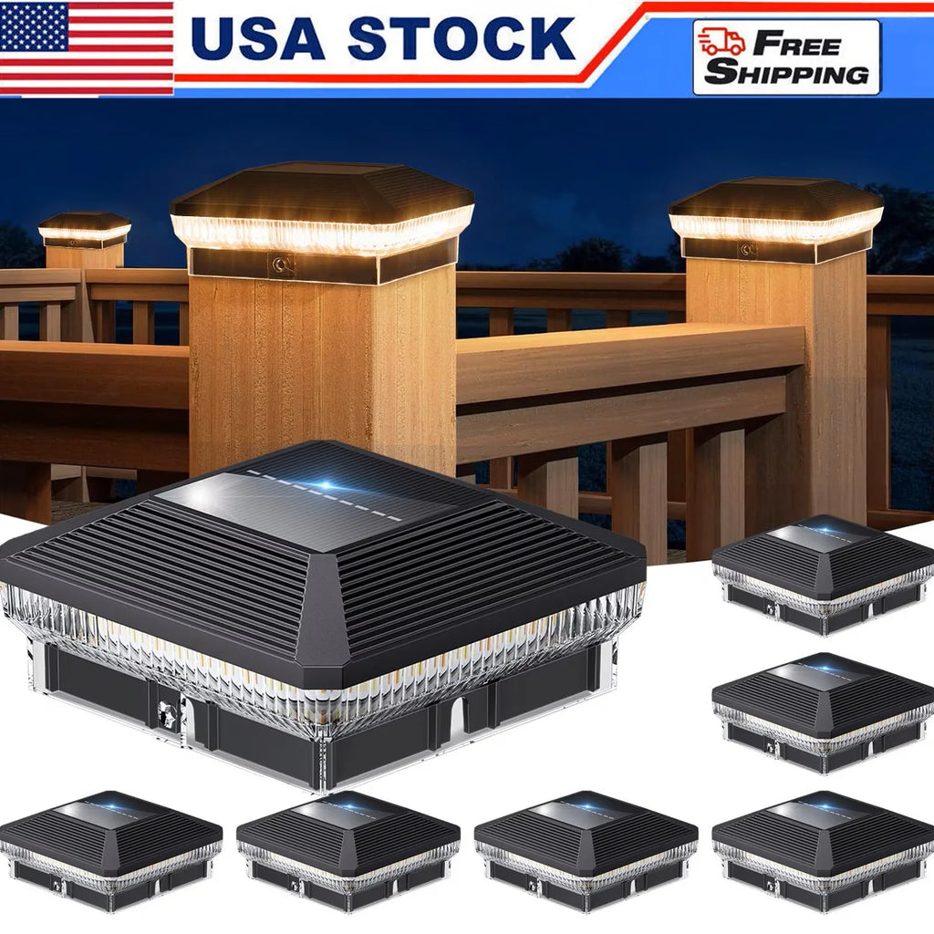 Solar Post Lights Outdoor 30 Lumens
