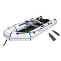 Camping Survivals 10ft PVC 330kg Water Adult Assault Boat Double rowing boat Suitable for wild fishing and diving rescue