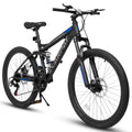 Dual Full Suspension Mountain Bike 24/26/27.5 Inch, 21-Speed Men/Women