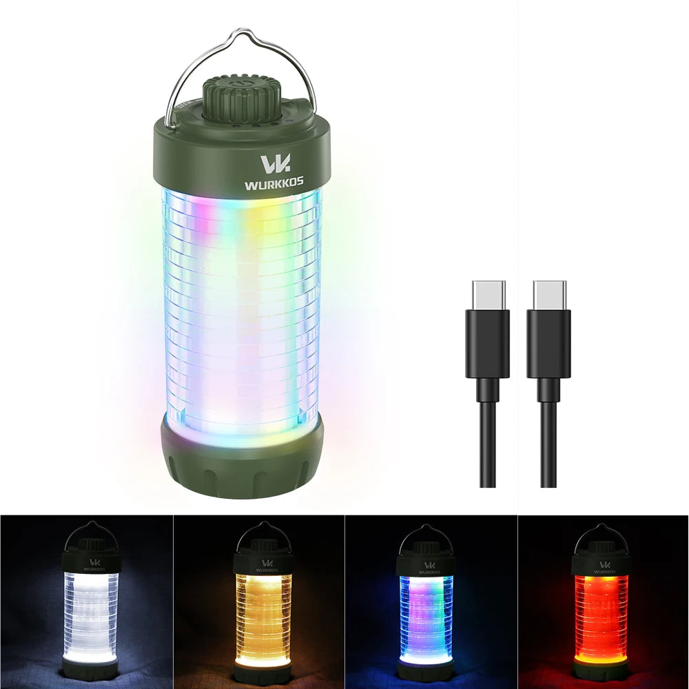 CL01 Camping Lantern 550LM Rechargeable LED Flashlight Waterproof EDC Work Light Power Bank Magnetic Lamp