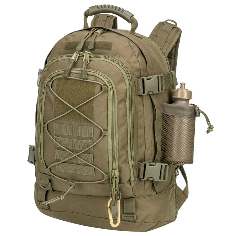 60L Travel Tactical backpack Hiking Camping Expandable Molle Rucksacks