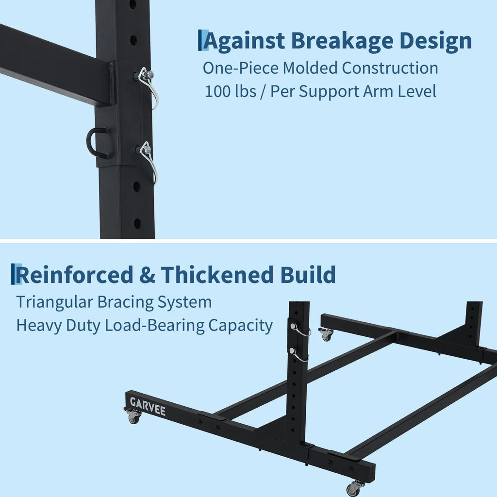 Freestanding Kayak Storage Rack 2/3/4 Tier Adjustable Canoe Stand Heavy Duty