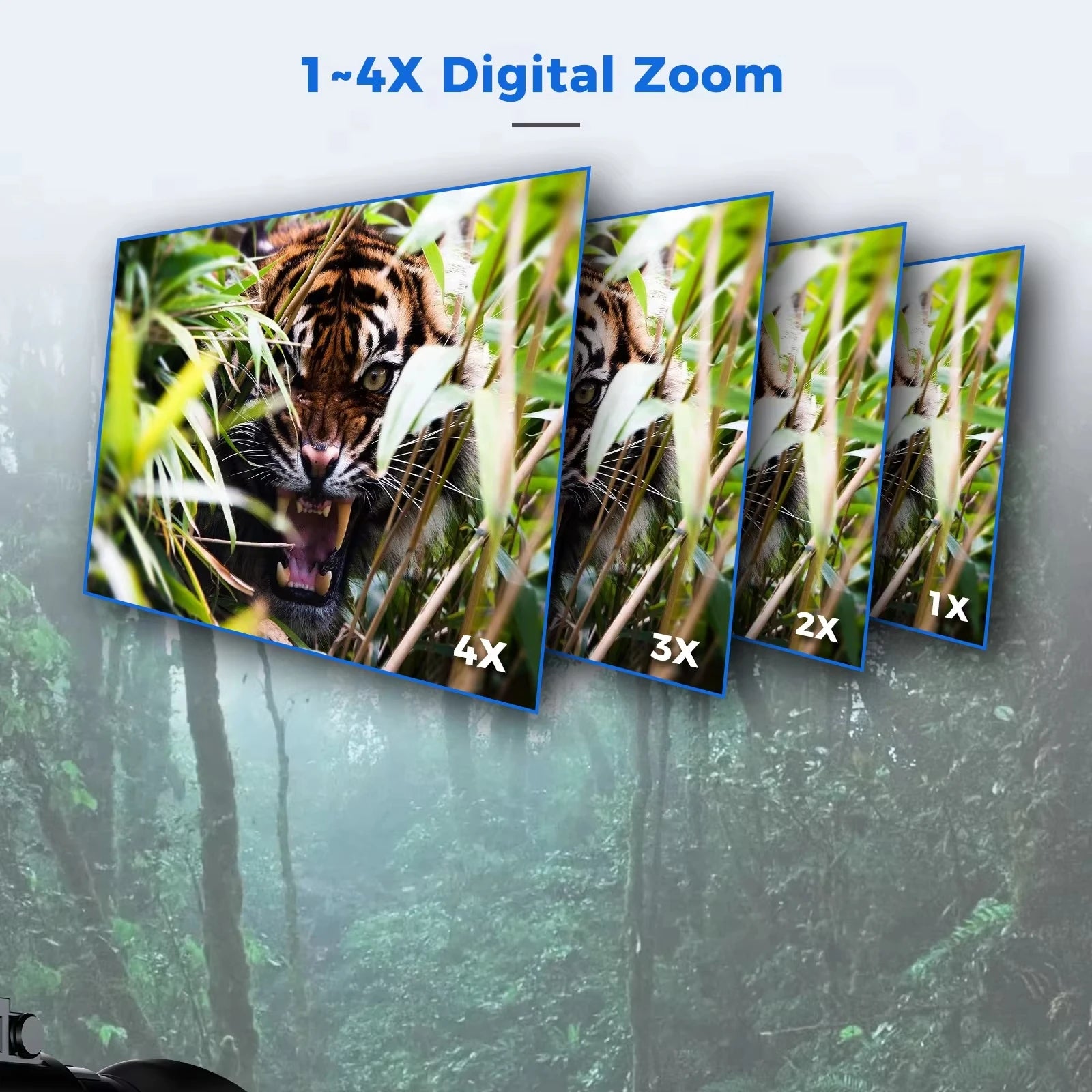 GNG2K Night Vision Monocular Goggles 2688x1520  940nm Hunting Hiking