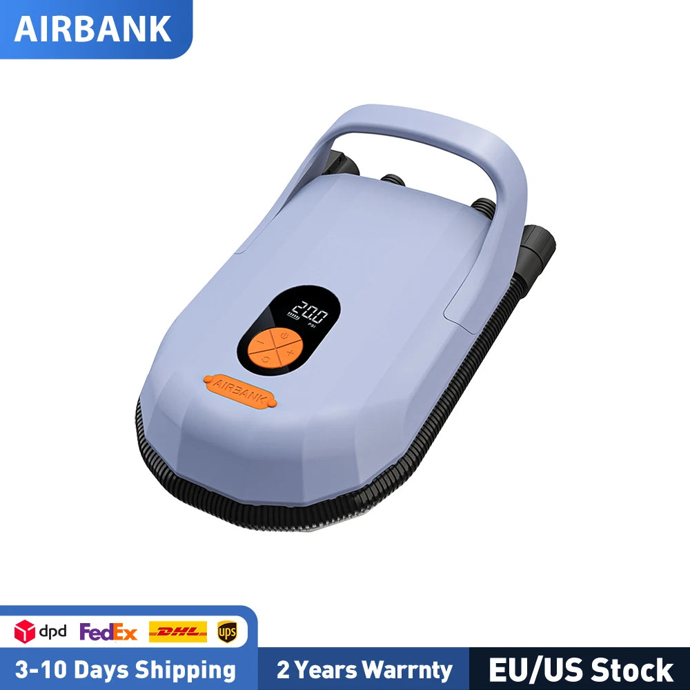 SUP Electric Air Pump with Battery 5200mAh 18.5V 20 PSI Max Rechargeable Battery Pump for Boards