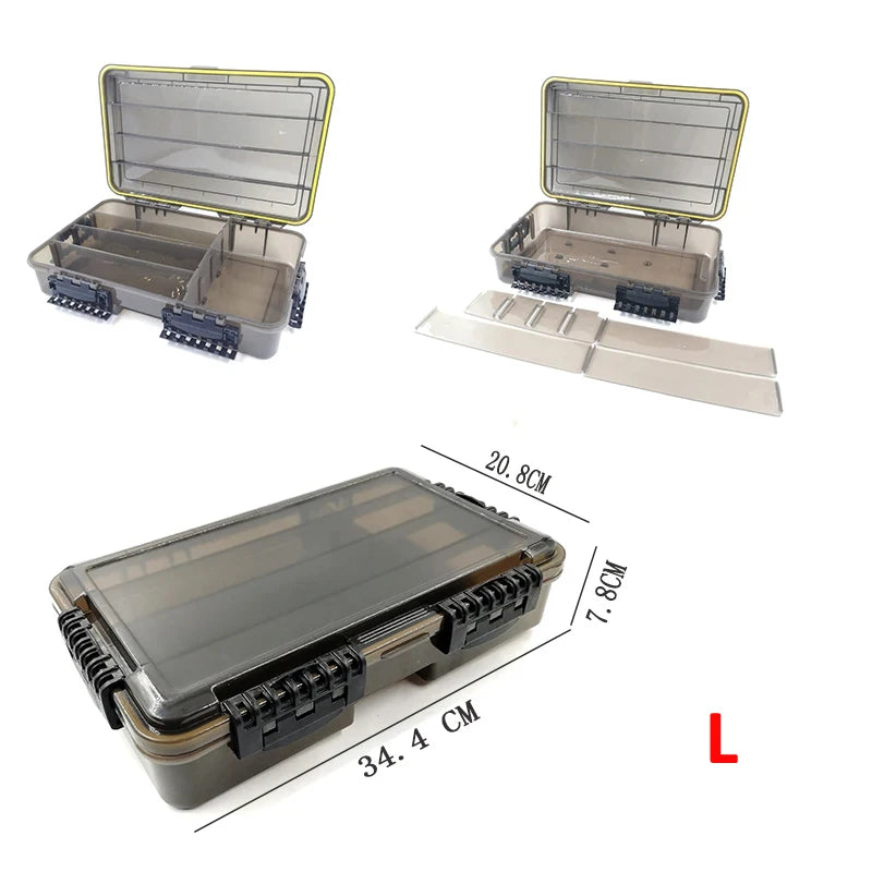 Large-Capacity Waterproof Fishing Tackle Box Accessories Tool Storage Box Fish Hook