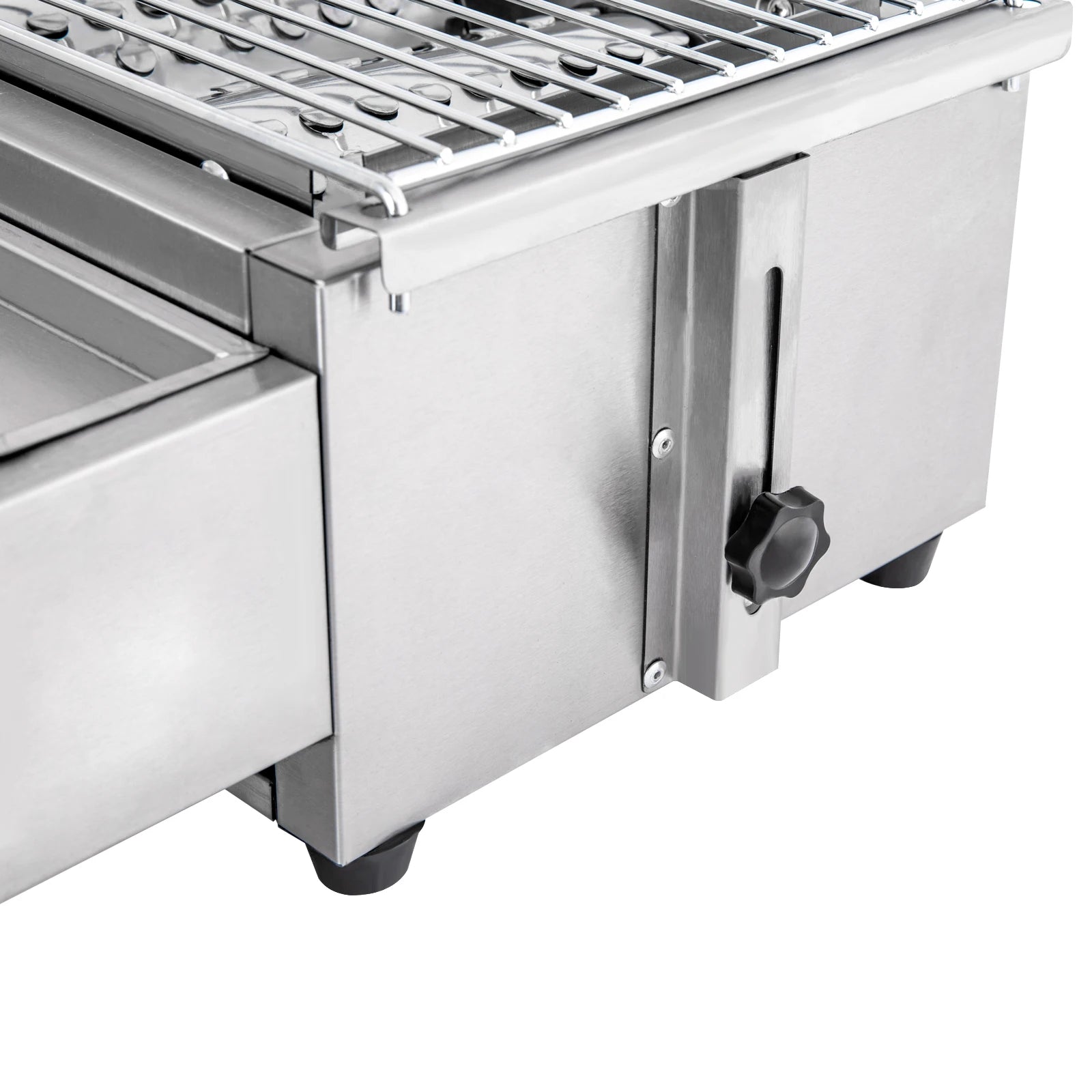 Professional 4-Burner Stainless Steel Portable Tabletop Propane/LPG Gas Grill ,Smokeless for Camping & Indoor/Outdoor BBQ