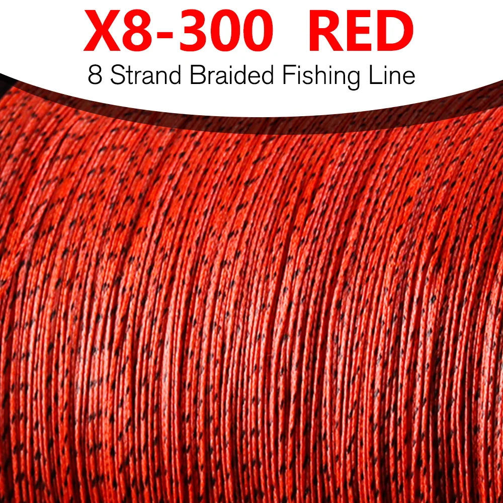 300M 8-Strand Braided PE Fishing Line High Sensitivity Super Strong