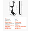 Boat Trailer Steps 2-Step/3-Step/4-Step with Non-Slip Surface 3 Mounting Angle Options