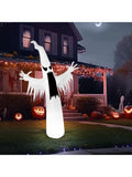 12 FT Scary Ghost Halloween Inflatables Outdoor Decorations Inflatable Ghost Blow Up for Yard with LEDs for Outside Yard Decorations