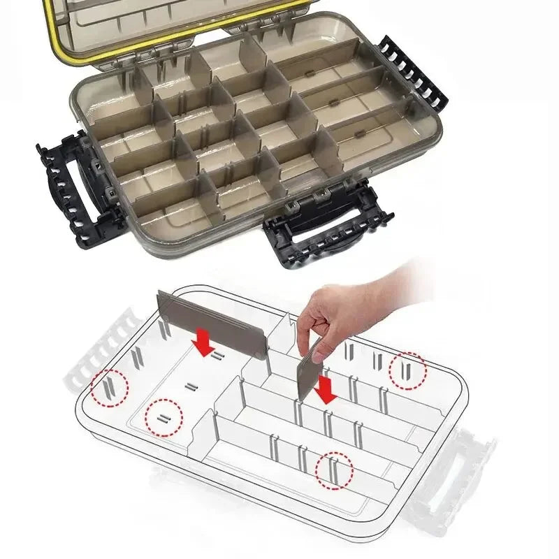 Large-Capacity Waterproof Fishing Tackle Box Accessories Tool Storage Box Fish Hook