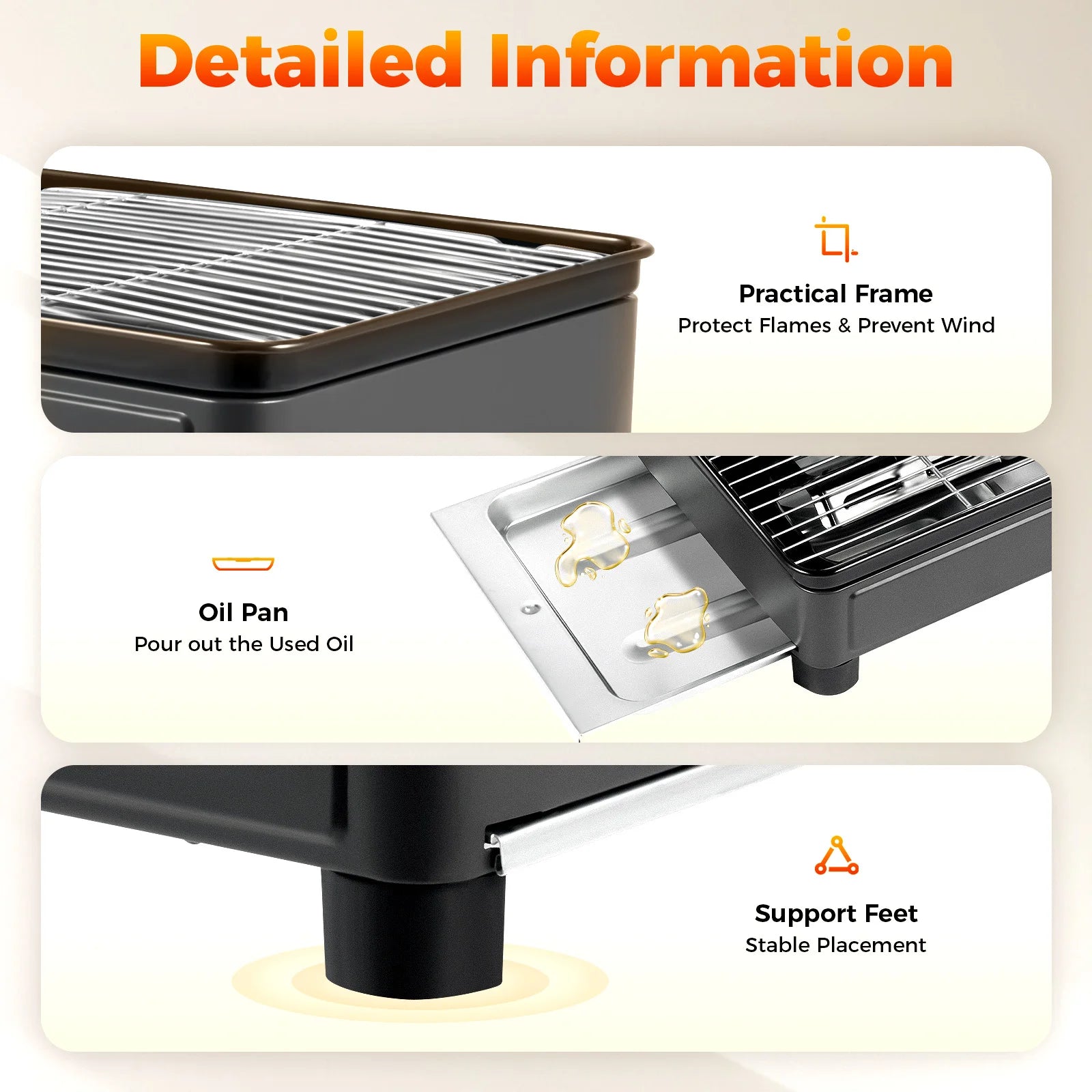 Portable Camping Grill Butane Gas Stove For Camping, Trekking