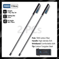 Carbon City Walking Running Sticks Lightweight T800 Carbon Fiber Collapsible Telescopic Hiking Trekking