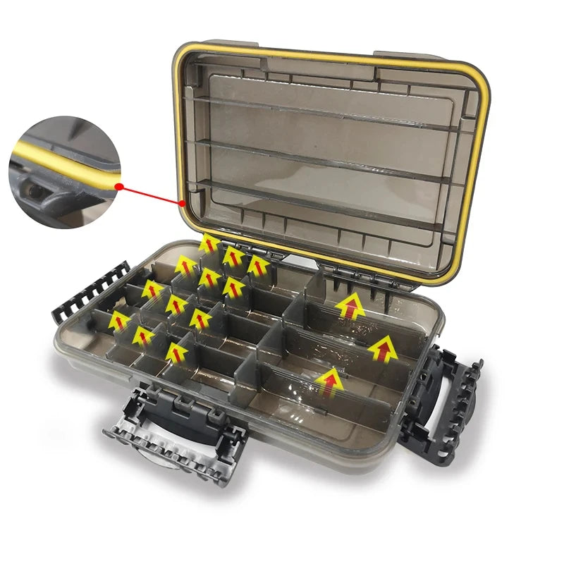 Large-Capacity Waterproof Fishing Tackle Box Accessories Tool Storage Box Fish Hook