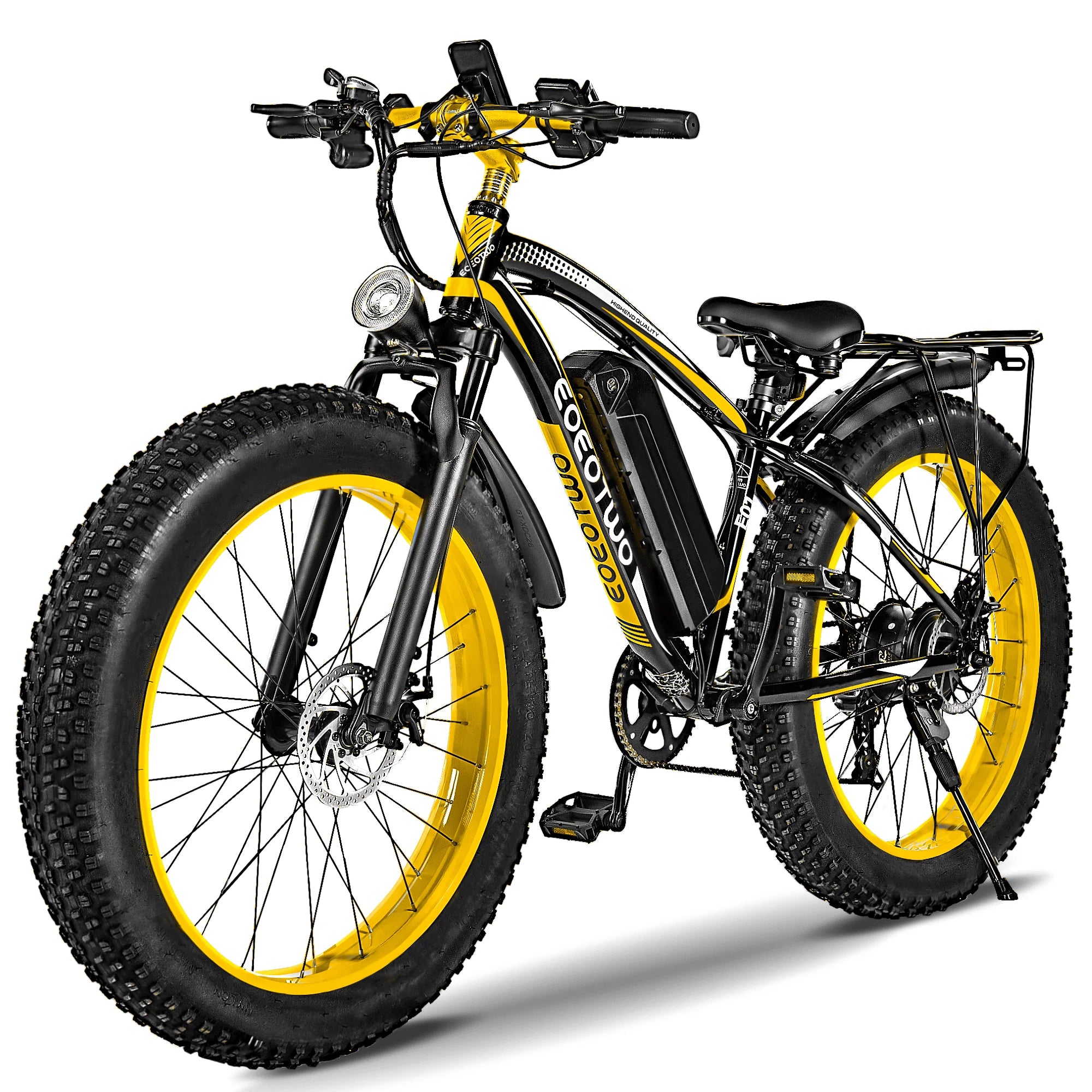 1500W Fat Tire Electric Bike for Adults 26"x4.0 All Terrain 34MPH Fast Mountain E-Bike 48V Bicycle