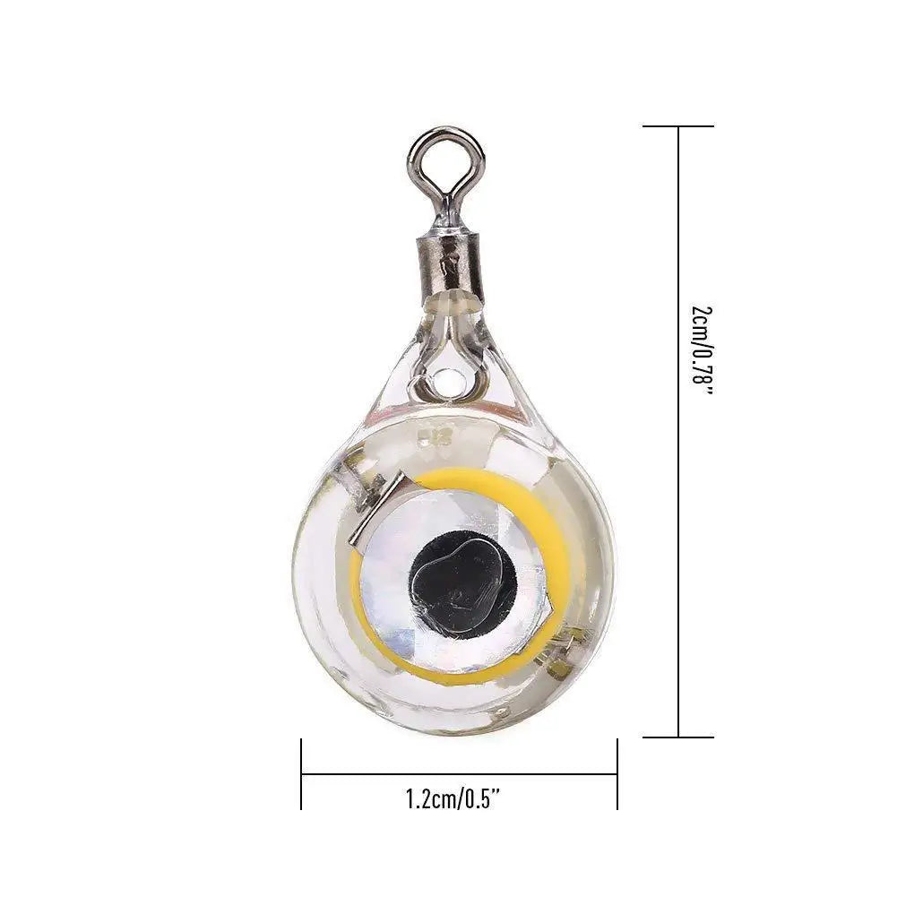10-100Pcs Mini Fishing Lure Light LED Attracting Fish Underwater Eye Shape Luminous Lure
