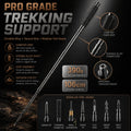 Adjustable 106CM Outdoor Walking Stick, Telescopic Lightweight Hiking Trekking Pole, Non Slip Comfort Grip Outdoor Adventures
