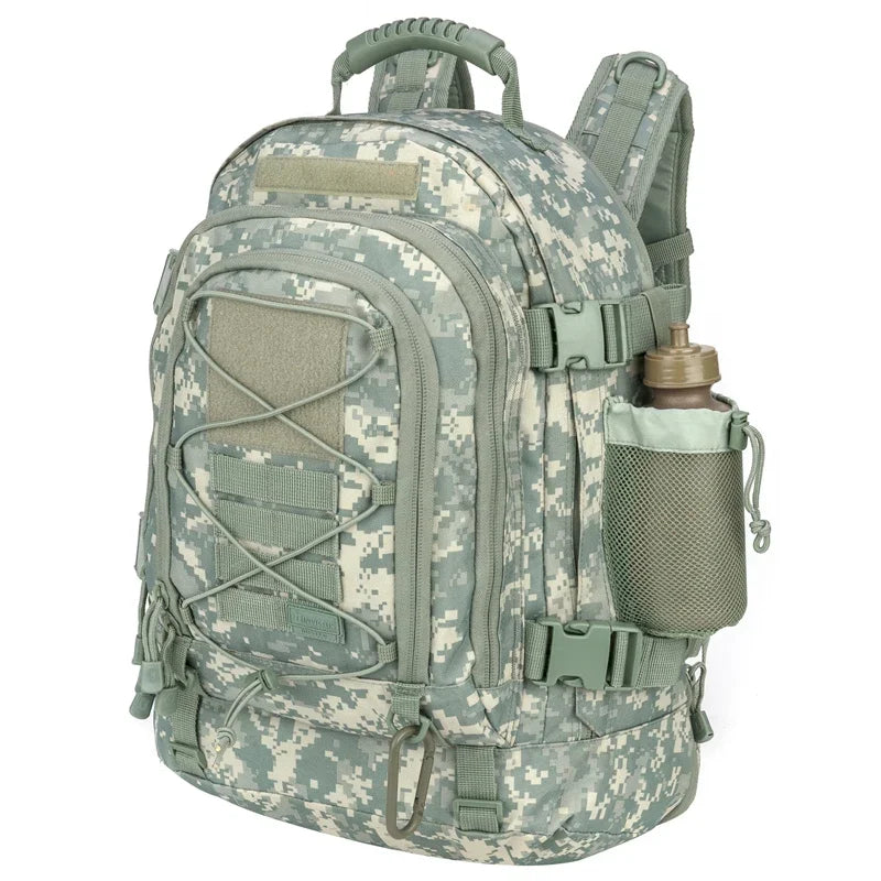 60L Travel Tactical backpack Hiking Camping Expandable Molle Rucksacks