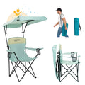 Outdoor Furniture Portable Folding Camping Chair With Armrests Lightweight Travel Chair