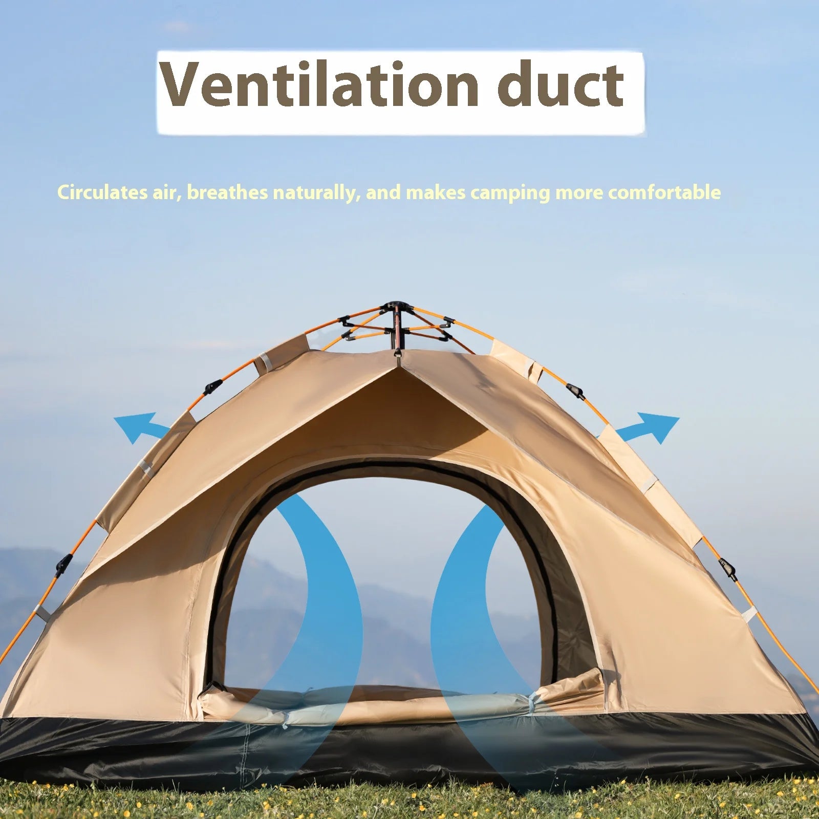 Instant Tent - Portable 3-4 Person Sun & Rain Shelter