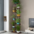 8 Tiers Metal Plant Stand Outdoor 9 Plant Holders
