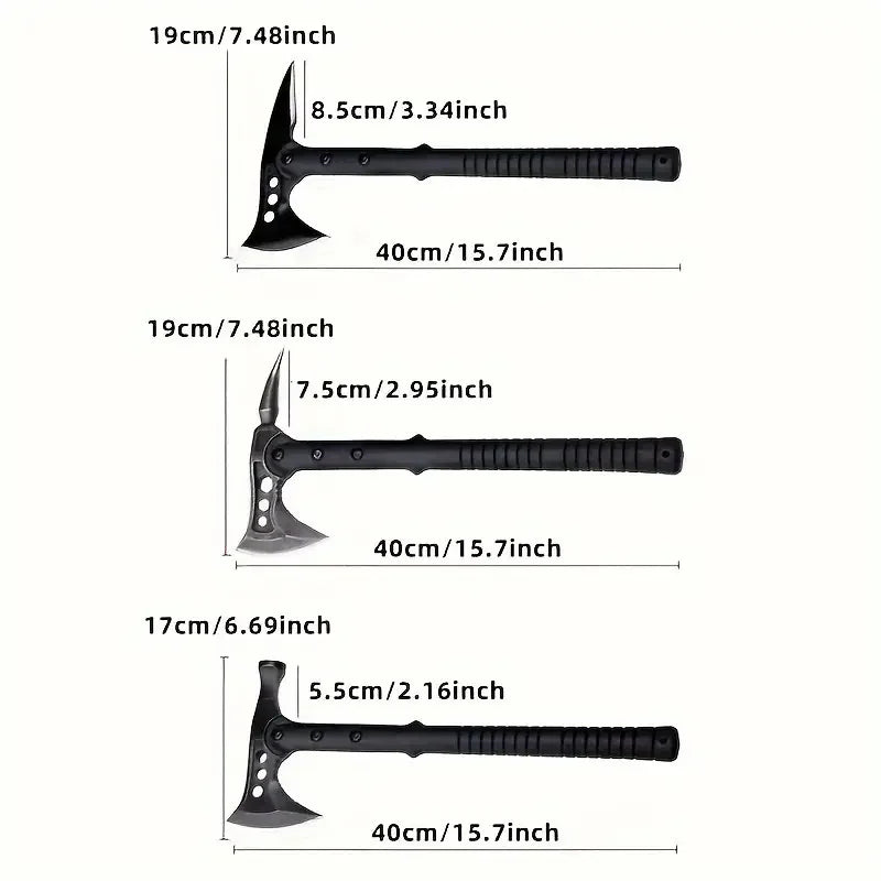 An outdoor tool Demon Axe, Outdoor Axe, Hack Axe, Camping Multipurpose Axe, suitable for lumberjacks for outdoor work