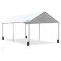 10x20 ft Heavy Duty Car Canopy Galvanized Frame Outdoor Party Boat Shelter