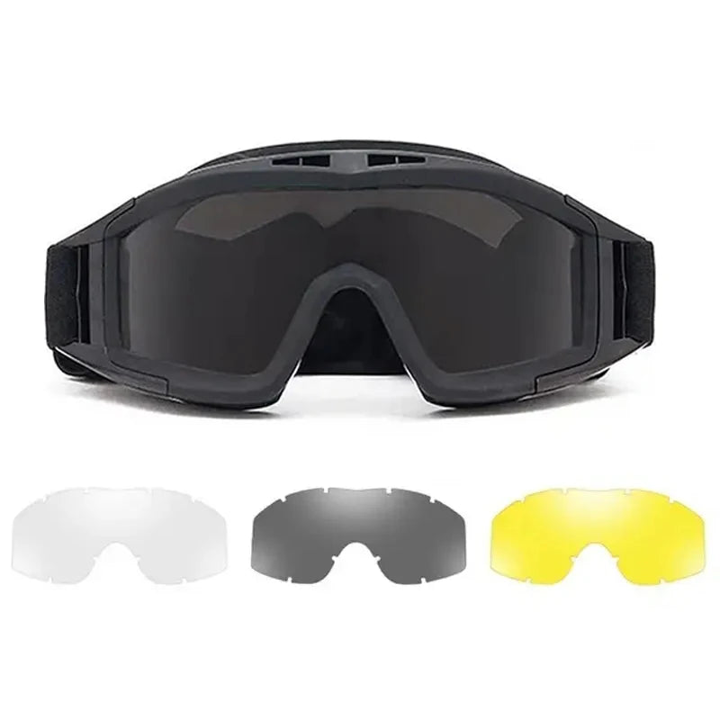 Explosion Proof Shooting Tactical Goggles Anti-impact Paintball Hunting