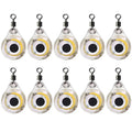 10-100Pcs Mini Fishing Lure Light LED Attracting Fish Underwater Eye Shape Luminous Lure