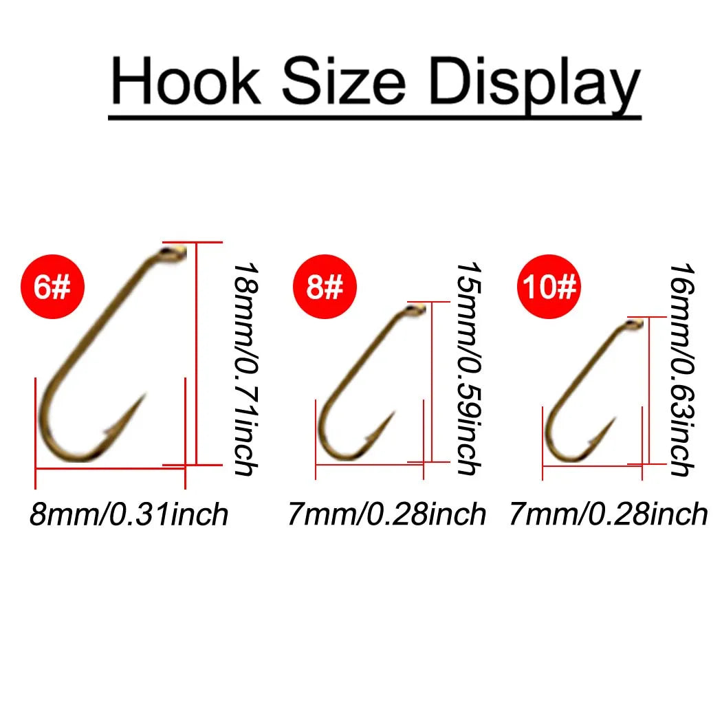 Fly Fishing Flies Assortment Kit-2 Boxes Bundle(Total 108Pcs Flies)Lures with Fly Box for Bass Trout Salmon Fishing Flies Nymphs