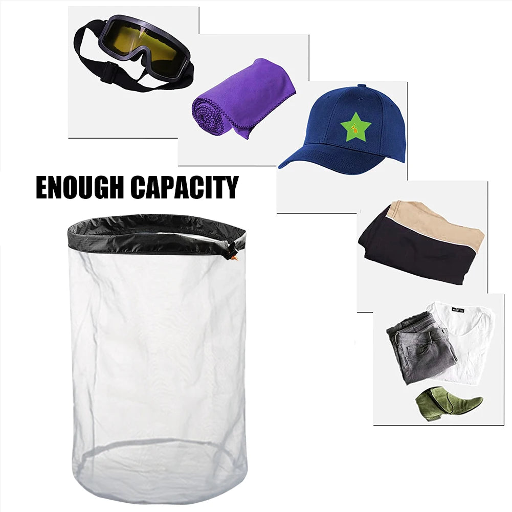 Compression Bag Portable Waterproof Drawstring Travel Space Saving Hiking