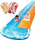 32.5ft Mega Inflatable Water Slide with Dual Racing Lanes 2 Splash Sprayer Outdoor