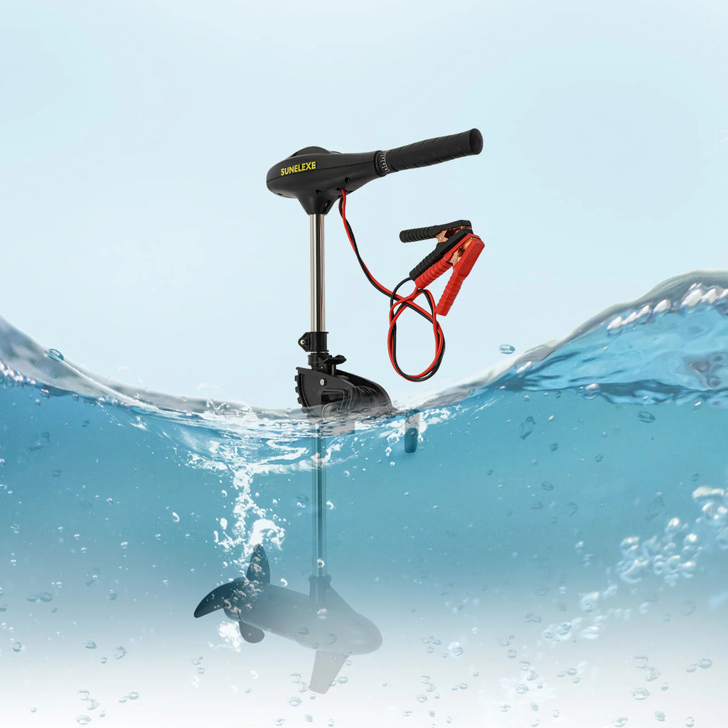 Electric Outboard Motor with Extendable Shaft 5 Forward Gears and 3 Reverse Gears for Small Boats