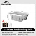 Camping Charcoal Grill for IGT Table Portable Folding Barbecue Grill with Tongs Outdoor Cooking BBQ