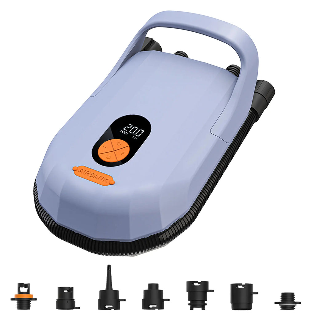 SUP Electric Air Pump with Battery 5200mAh 18.5V 20 PSI Max Rechargeable Battery Pump for Boards