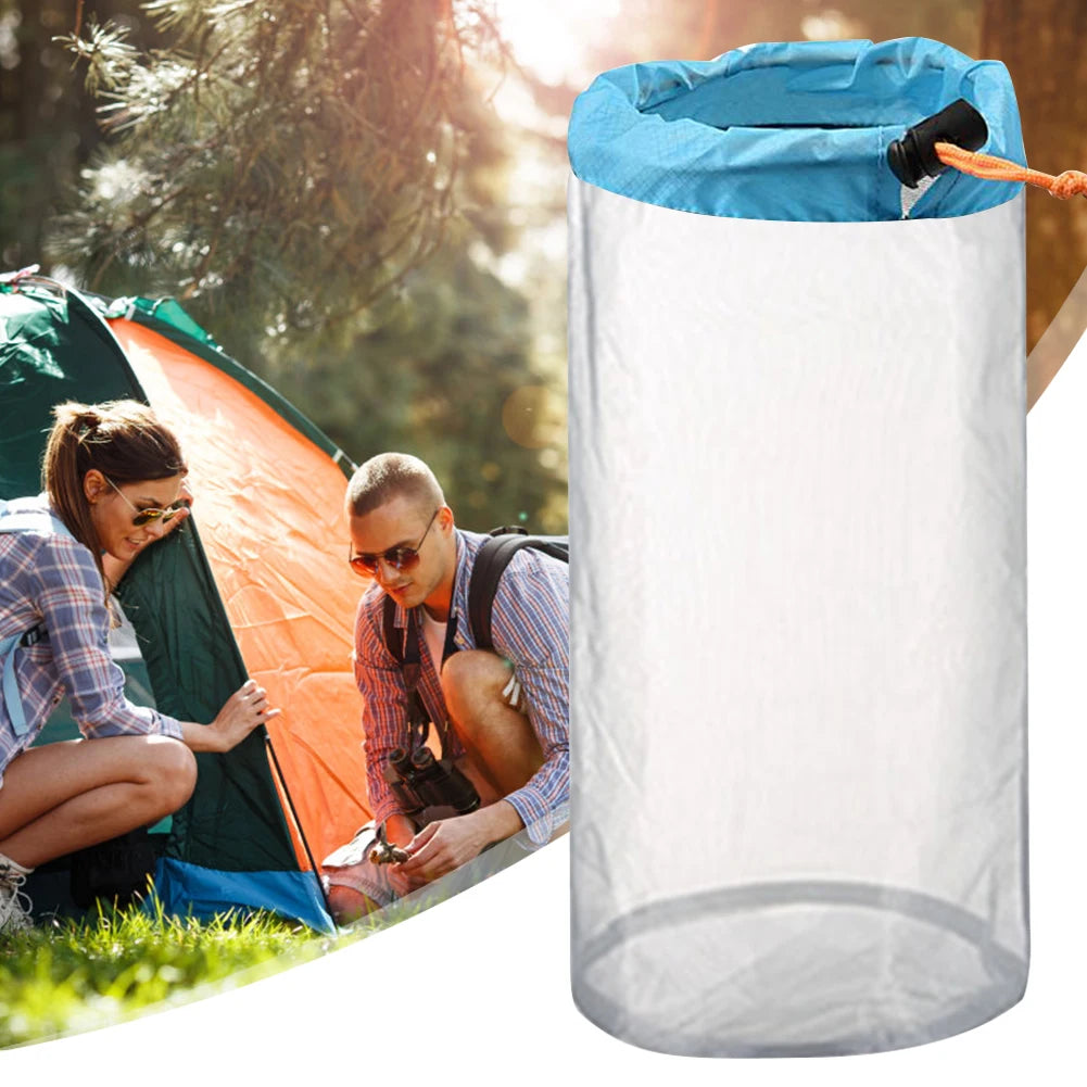 Compression Bag Portable Waterproof Drawstring Travel Space Saving Hiking