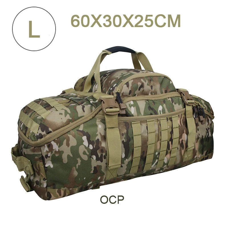 30L 45L 80L Outdoor Mountaineering Bag Molle Tactical Backpack Large Duffel Hiking Camping