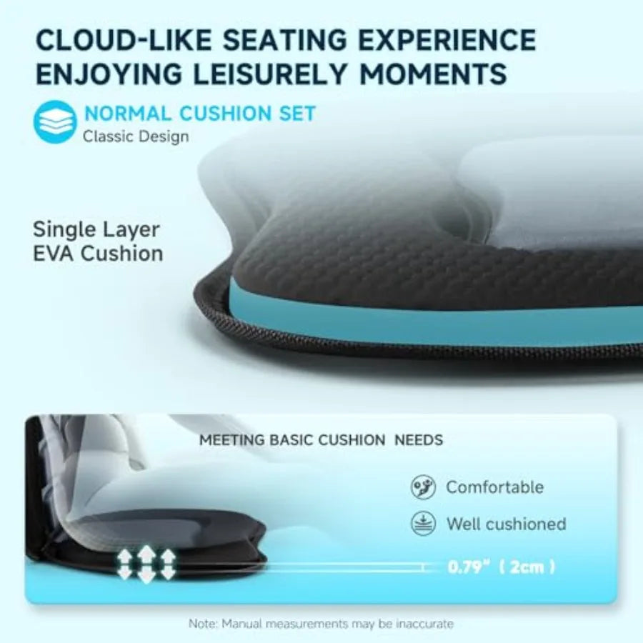 Kayak Seats with Back Support for Sit on Top, Universal Paddle Board Seat for Paddleboard, Canoe
