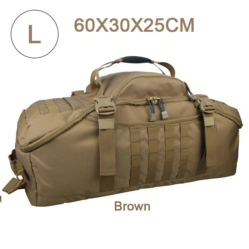30L 45L 80L Outdoor Mountaineering Bag Molle Tactical Backpack Large Duffel Hiking Camping