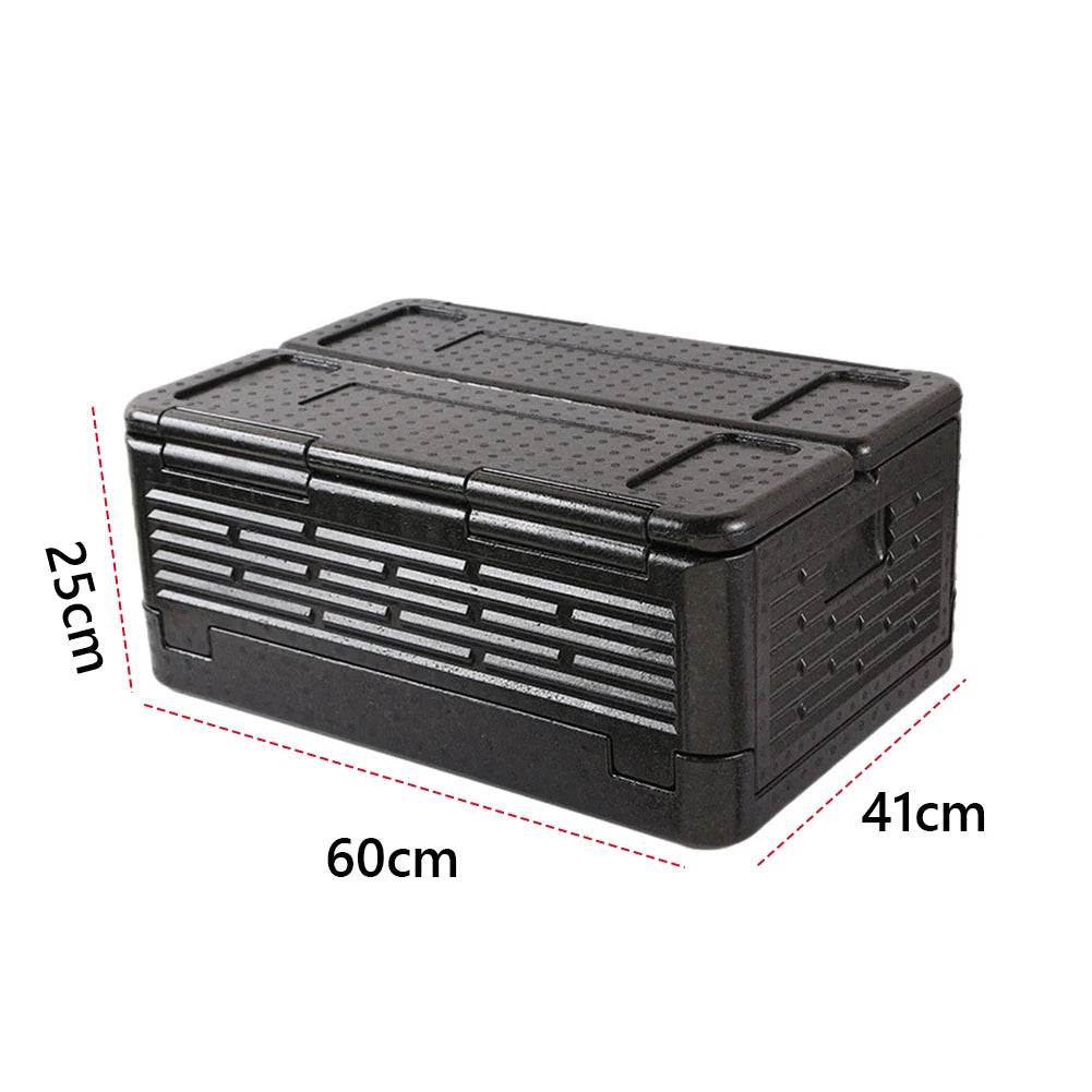 Top Load Camping Insulated Box Lightweight Foldable Food Pan Carrier Outdoor