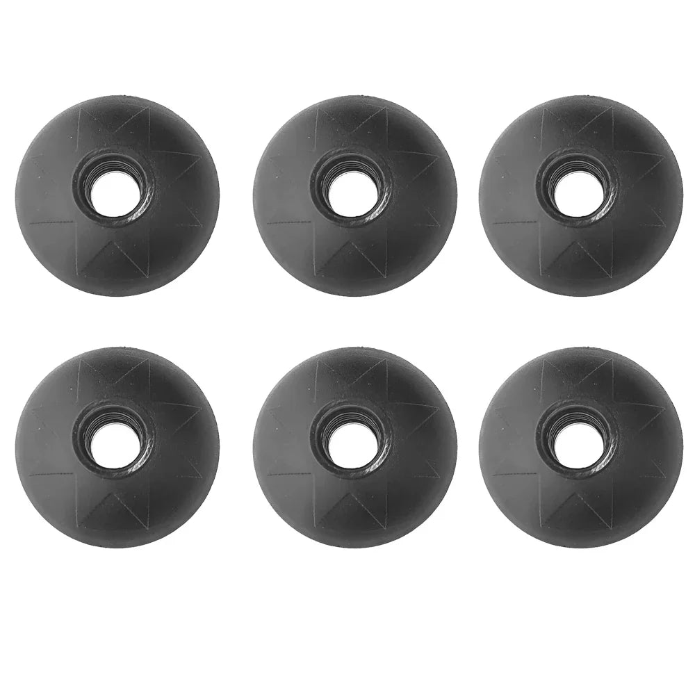 6 Piece Climbing Trekking Pole Replacement  Protector Cap  Snow Basket