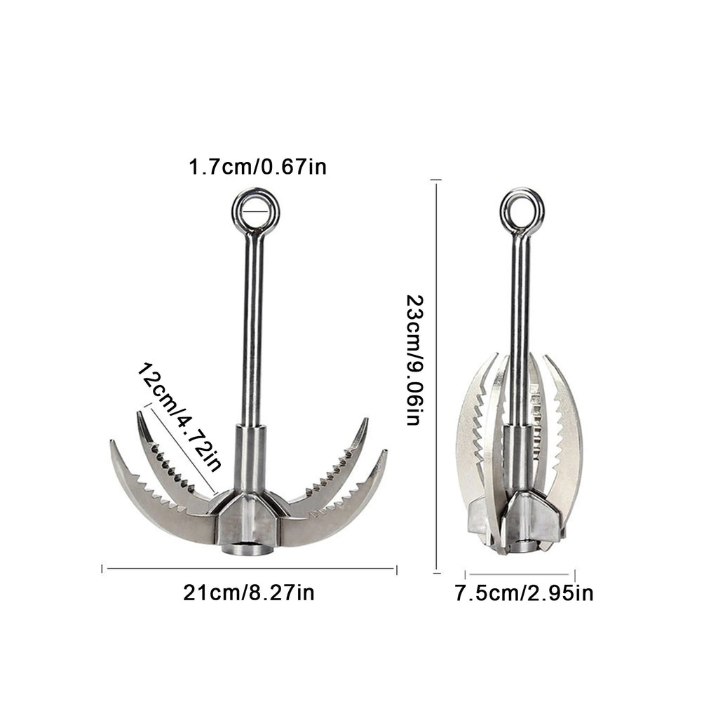 20M Outdoor Rope Rock Climbing Hooks Flying Tiger Claw Grappling Hook Camping Equipment