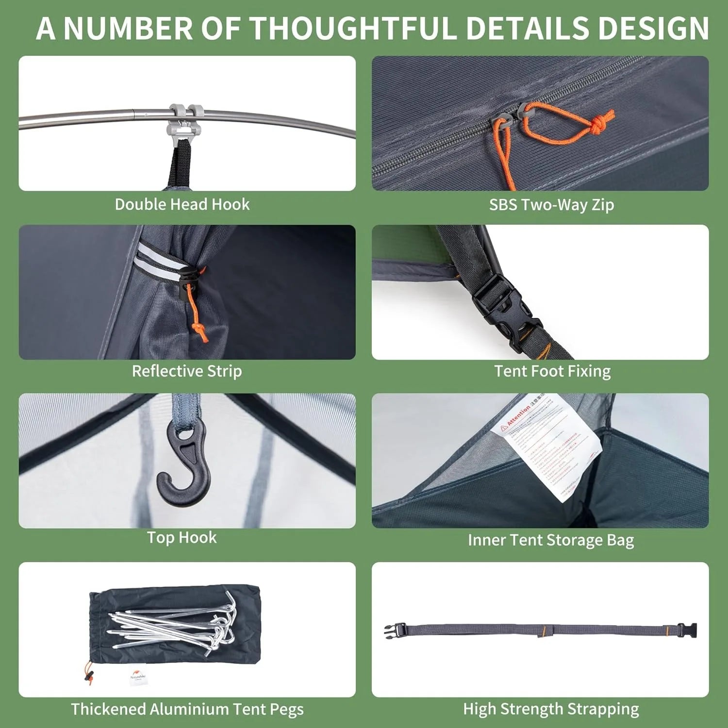 20D Ultralight Tent 2 Person PU4000mm Waterproof Trekking Tents Hiking Backpacking Shelter Tent Travel Tent