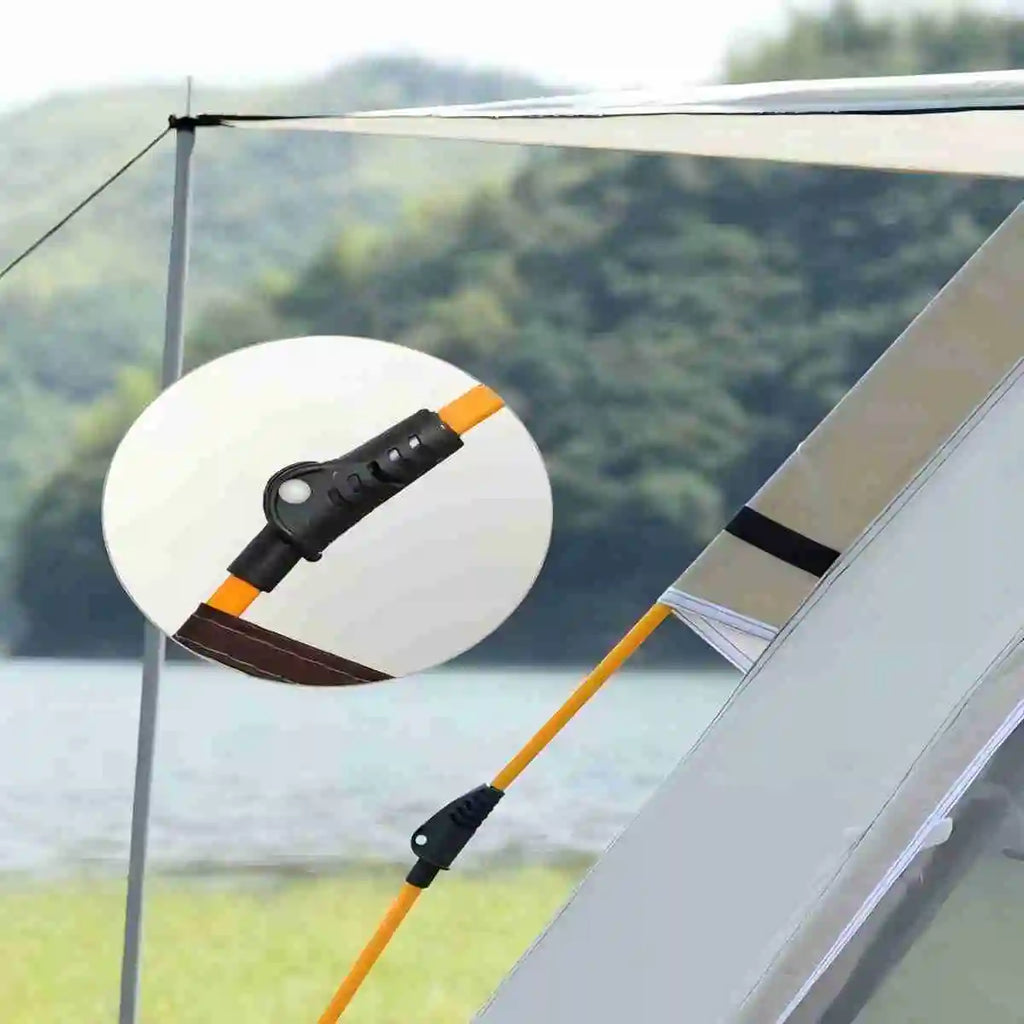 Reactive Outdoor shelter Sunshade Camping Tent  Two doors and two windows