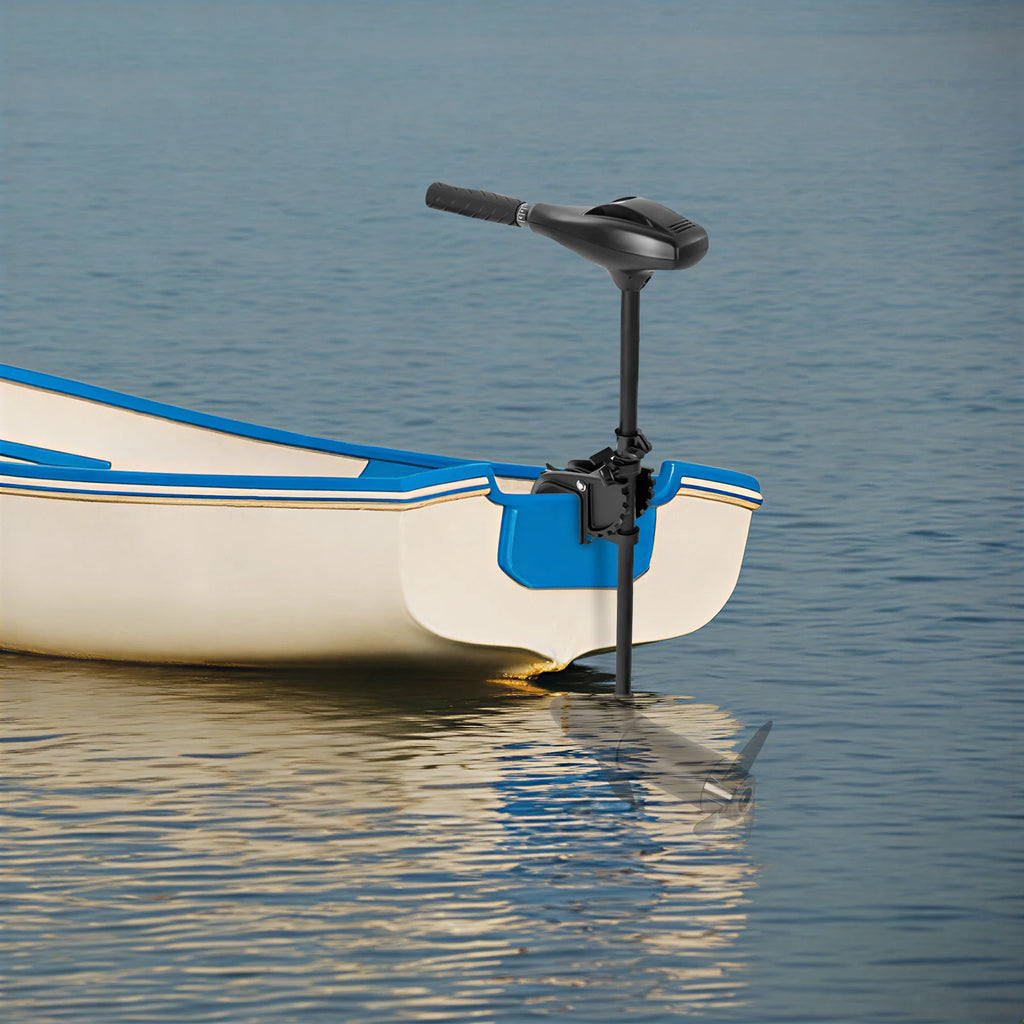 Electric Outboard Motor with Extendable Shaft 5 Forward Gears and 3 Reverse Gears for Small Boats