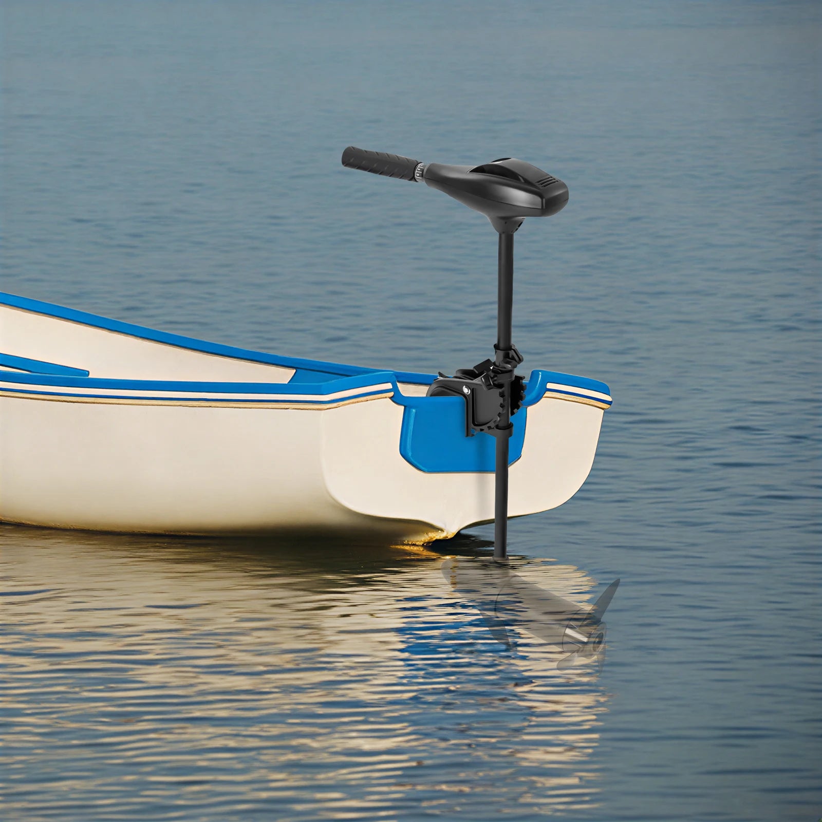 Electric Outboard Motor with Extendable Shaft 5 Forward Gears and 3 Reverse Gears for Small Boats