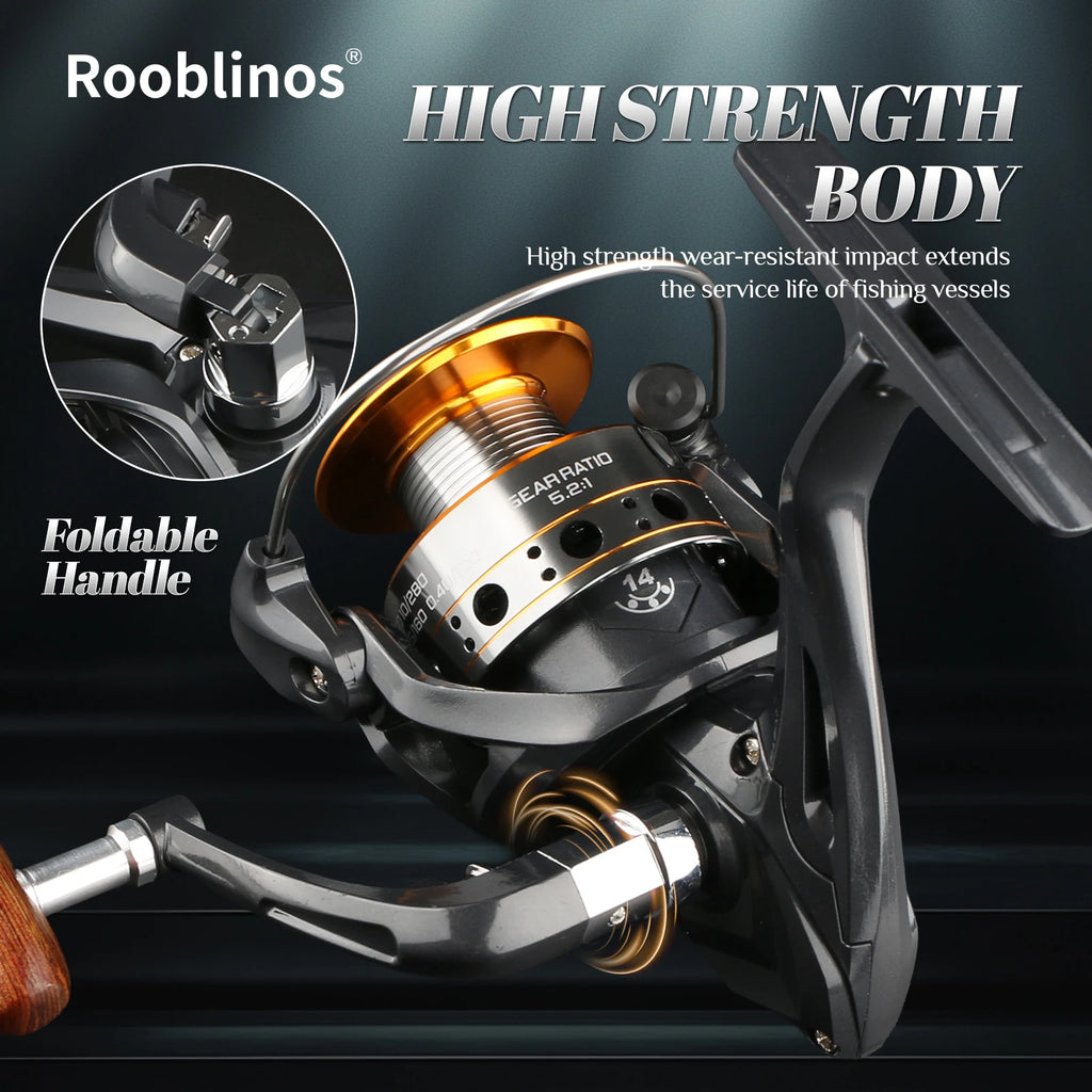BK Reel 4+1BB Ultralight Max Drag Fishing Reel Freshwater
