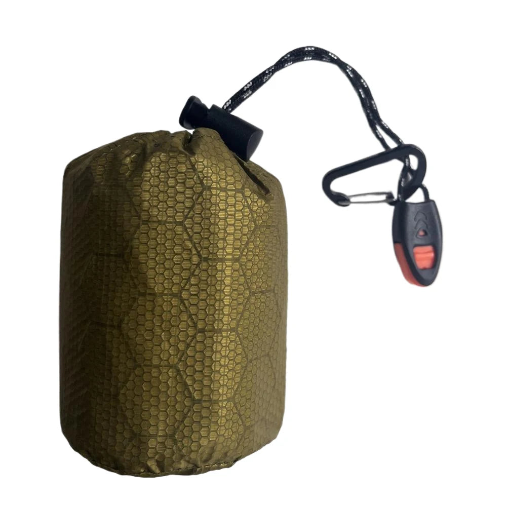 2-5PCS Waterproof Thermal Emergency Sleeping Bag Bivy Sack Survival Blanket Windproof Hiking Outdoor