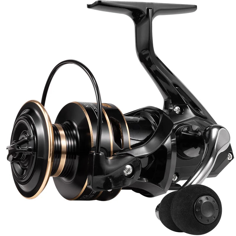 Spinning Fishing Reel Metal Reel 10KG Max Drag Power Spinning Wheel Adapt to Any Water Body